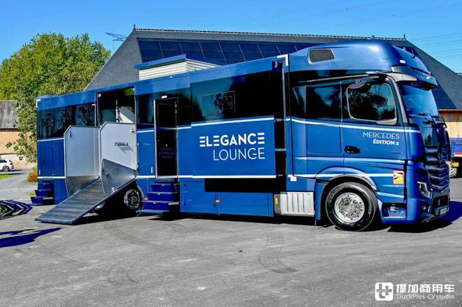 豪华如A型房车限量版底盘改装奔驰Actros Edition 2马匹运输车了解一下(图6)
