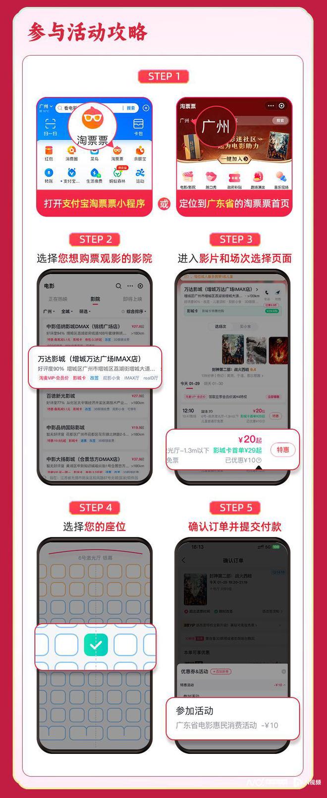广东3800万电影惠民消费券今起发放！单笔最高优惠20元(图3)