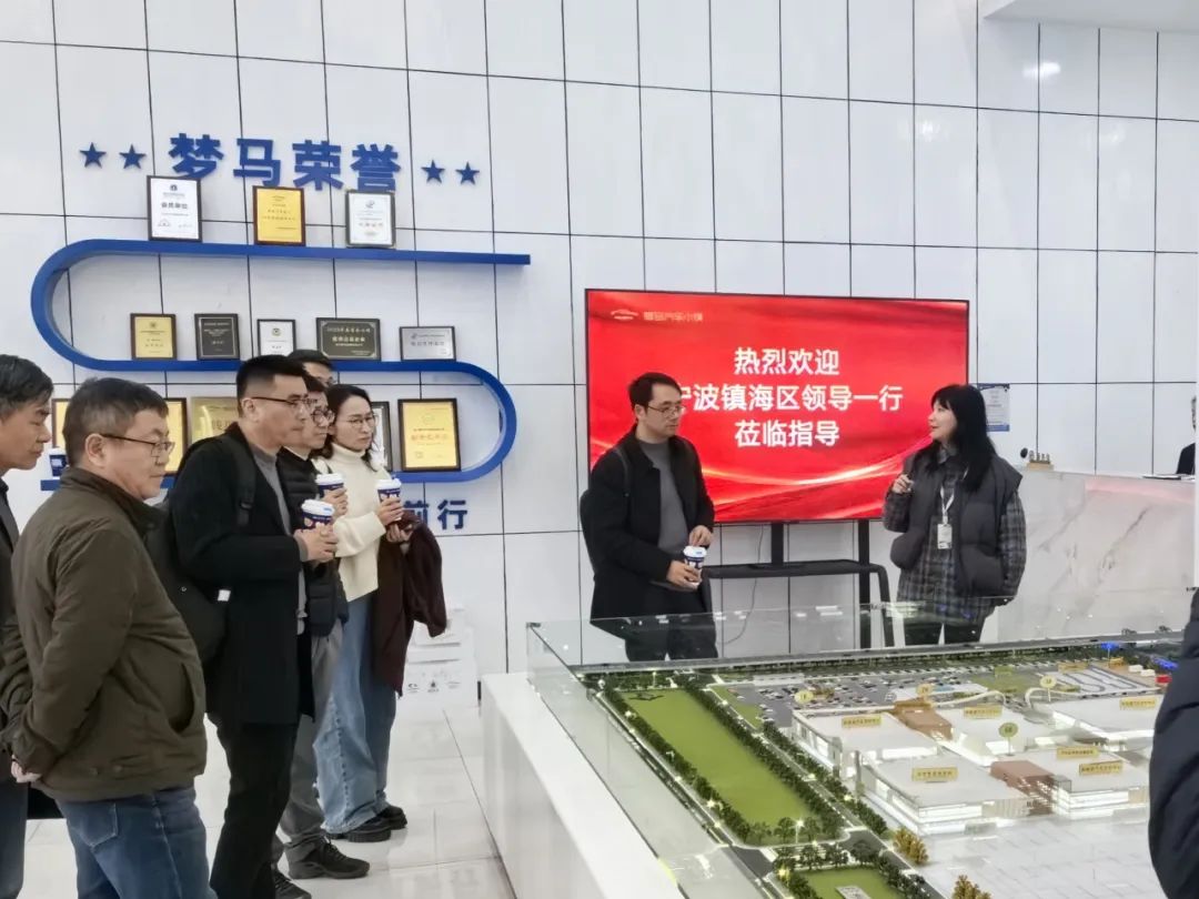 政企跨城联动延宝科技集团携手镇海区一行领导共赴杭州梦马汽车小镇